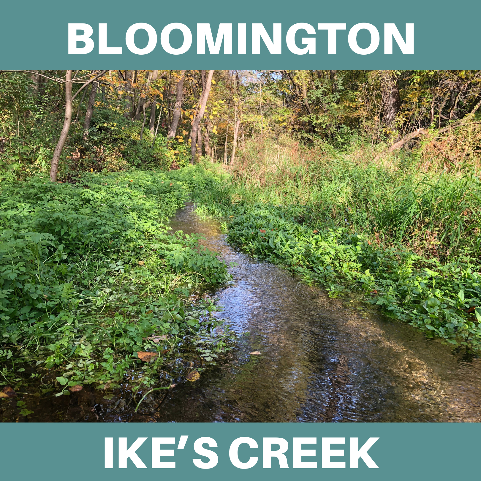 Bloomington. Ike's creek.